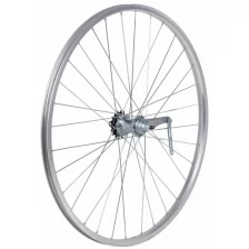 Колесо велосипедное STG 28" заднее, без резины, одностенный алюминиевый обод, 32 отверстия