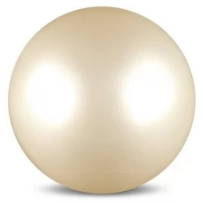 Мяч для художественной гимнастики силикон Металлик 300 г AB2803 Белый 15 см
