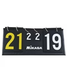 Счетчик для волейбола MIKASA HC, картон в ПВХ, на лип., 37 см дл на 16,5 см,выс, черный