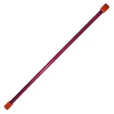 Гимнастическая палка (бодибар), арт.MR-B07, вес 7кг, дл. 110 см, стальная труба, бордовый MADE IN RUSSIA